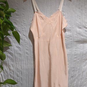 VINTAGE | Gorgeous Pink Silk Slip Dress